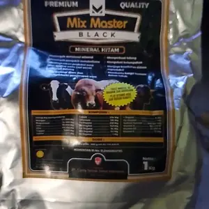 Mix Master Black MH 1 KG - Mineral Hitam untuk Ternak Sapi, Kambing, dan Domba