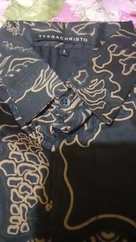Product Review of Kemeja Batik Slimfit Lapis Furing Premium 1038 Batik Christo from S**y B**m 3