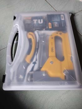 Product Review of Deli Staple Gun Sets 5 Pcs 3 In 1 / Stapler Staples Tembak EDL238105 stationery from S**o 1