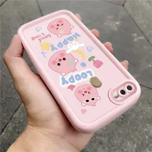 Casing Hp untuk OPPO A5 A3s A12E Reaalme C1 Realme 2 Case Pola capybara lucu kartun Kasing ponsel silikon Kesing Pelindung Lensa Cesing Anti-Drop Handphone Softcase