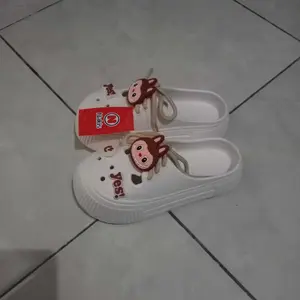 【GSI Shoes】Sandal Anak Perempuan Sendal Selop Baim Lucu Gaya Kekinian Bahan Karet EVA Elastis Empuk dan Ringan Fashion Anak