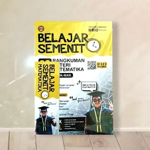 Best Seller Buku BELAJAR SEMENIT MATEMATIKA Oleh Vincent Setiawan Edisi Terbaru untuk Pembelajaran Efektif Matematika