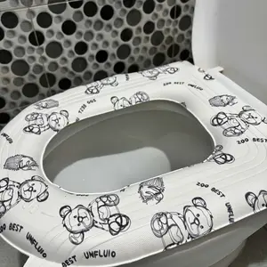 Pelapis Toilet Duduk Tatakan Toilet Duduk Toilet Duduk Portable Anti Slip Wc Duduk Portable Alas Toilet Duduk Travel Waterproof