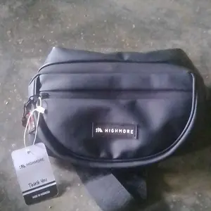 Tas Selempang Pria Bimo Waterproof Move Highmore Original Hitam Selempang & Bahu Pinggang Waistbag - Cowok - Slingbag