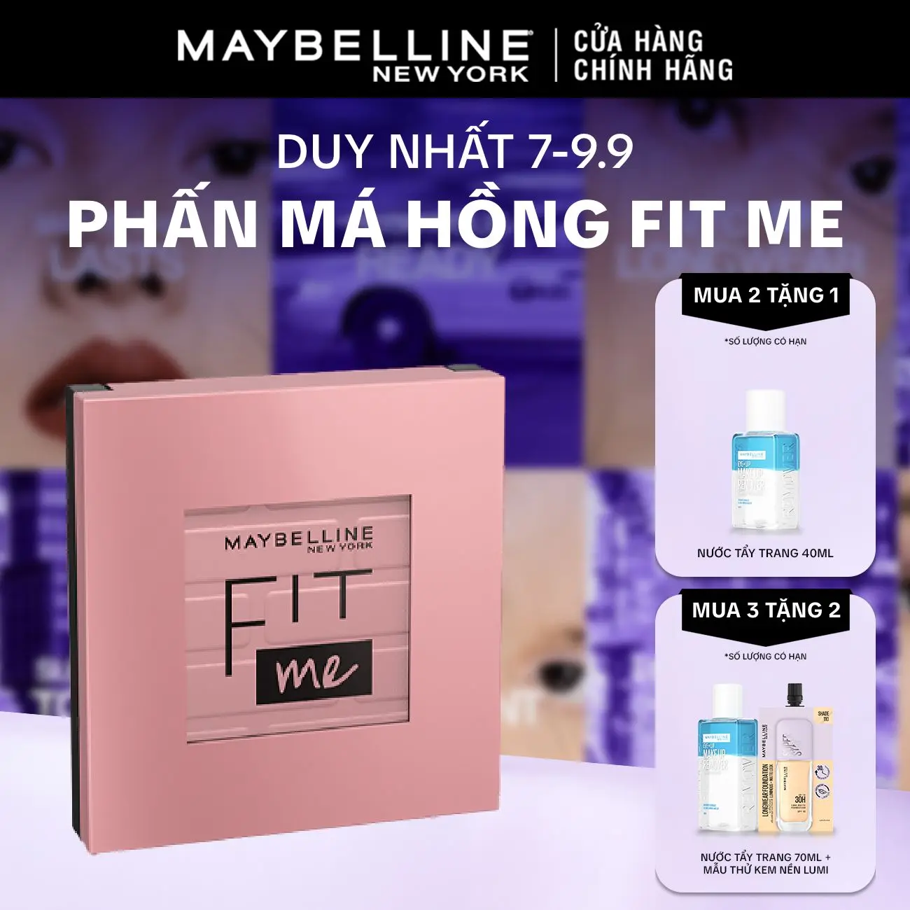 [MUA 2 TẶNG 1 QUÀ] Phấn má hồng mịn lì chuẩn màu Maybelline Fit Me Mono Blush 4.5g