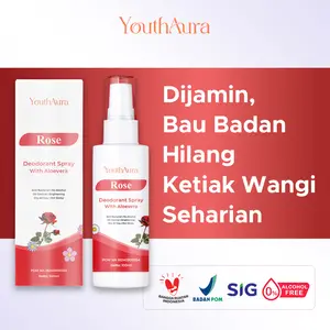 Deodorant Spray Anti Bau Badan dan  Ketiak 100ml dengan Formula Penghilang Bau Ampuh Hingga 24 Jam deo tawas spray deodorant ketiak