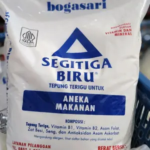 Tepung Protein Sedang Merk Segitiga Biru 5kg buat roti Baking