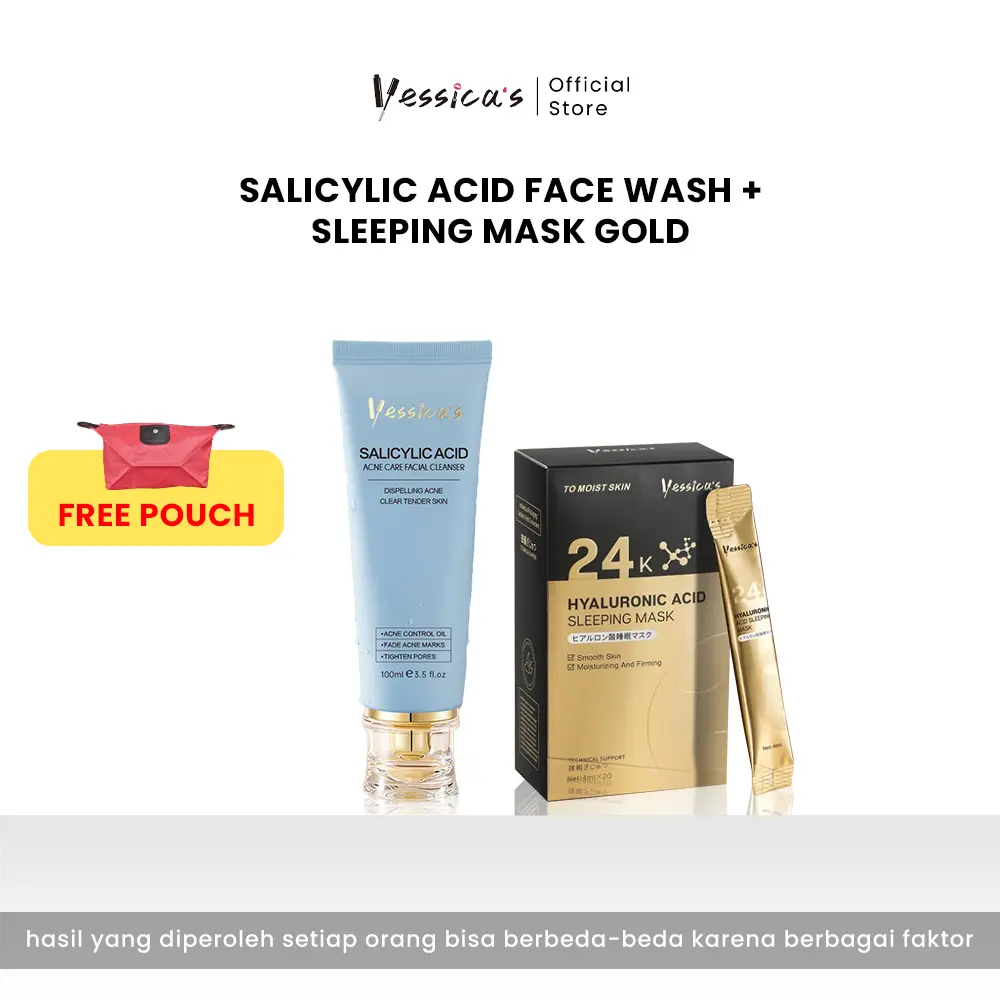 Salicylic Acid Cleanser 100gr +1Box Sleeping Mask