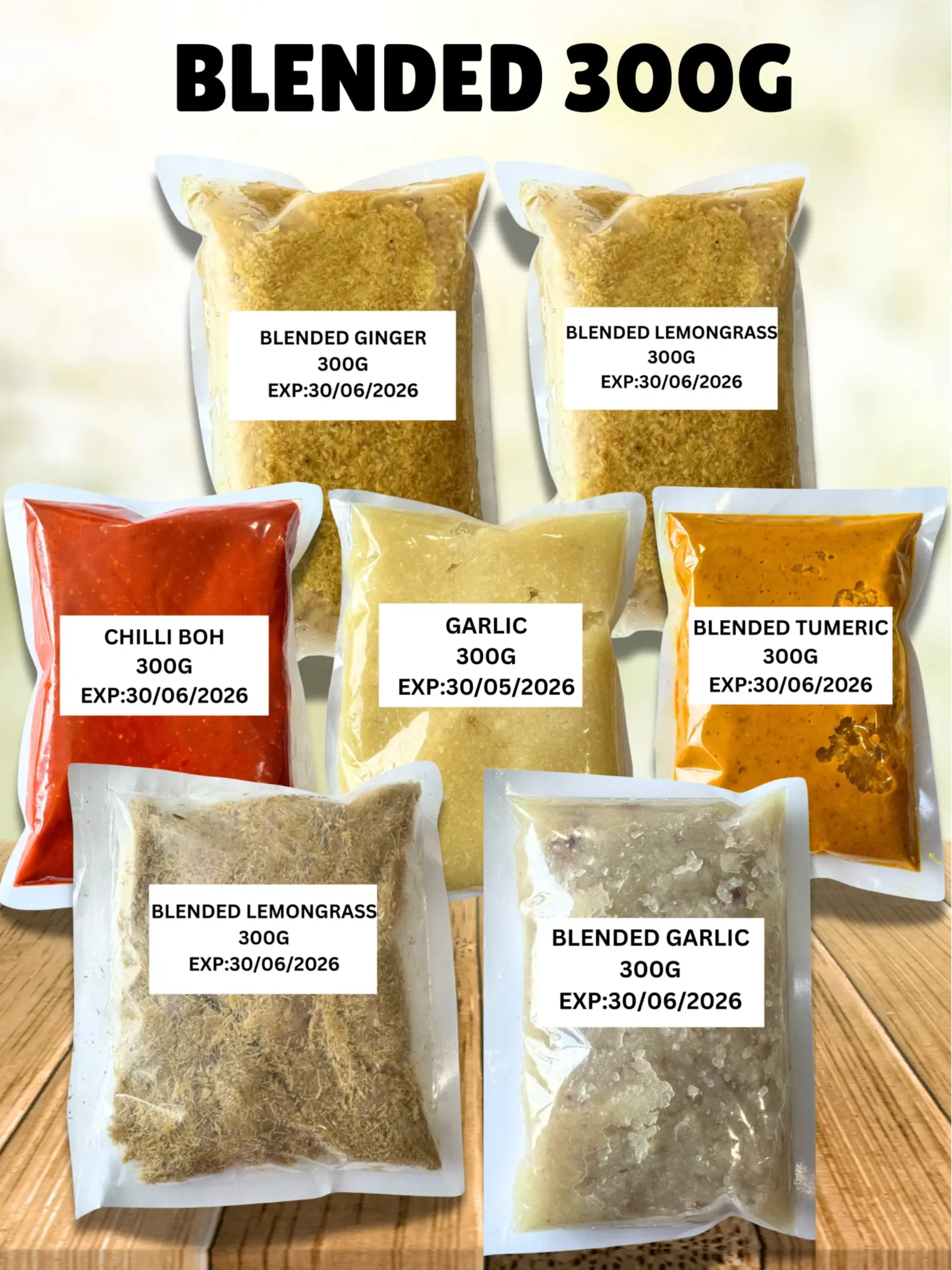 BLENDED 300G AS-SUFI FROZEN PRODUCT