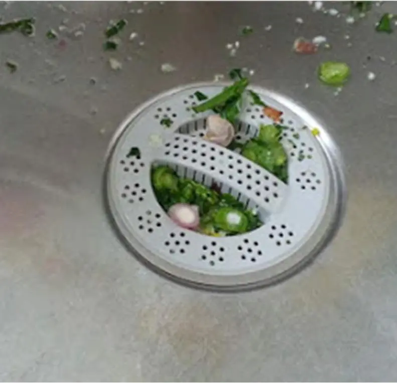 Chokeless (Anti-clogging) Sink strainer; 3.5"; Gray