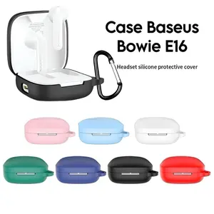 ￼Case Baseus Bowie E16 Pelindung Baseus E16 2024 New Side Charging Pelindung TWS Earphone Headset