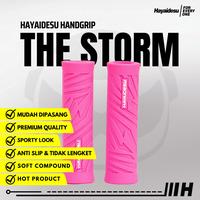 Gambar Hayaidesu Handgrip THE STORM - Hand Grip Motor Matic NMAX , PCX , ADV , VARIO , AEROX , XMAX , BEAT , SCOOPY , MIO - Pink dari Hayaidesu Indonesia Kab. Tangerang 1 Tokopedia