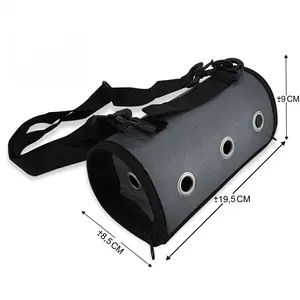 Tas Untulan burung Hamster Sugar Glider 2 In 1 Travel Cage Mini Pouch Backpack Tas Selempang Jinjing Pet Cargo