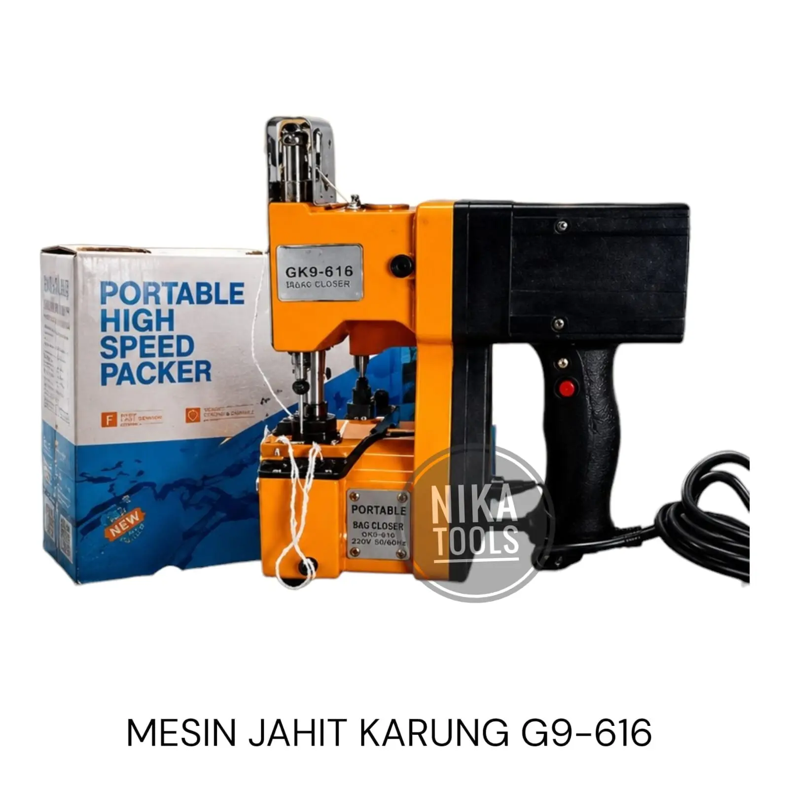 Mesin Jahit Karung Goni Beras Semen Flying man GK9-616 Portable