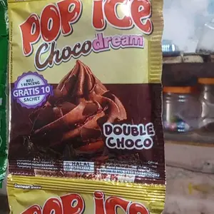 20pcs(DoubleChoco) 12pcs(Malt, latte, coconut) Pop ice choco dream 1 renceng