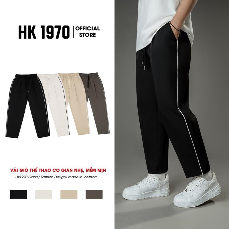 Quần Gió Thể Thao Mềm Mịn, Co Giãn Nhẹ Dáng Baggy, Quần Ống Suông Nam Nữ Unisex Phong Cách Thể Thao Q222