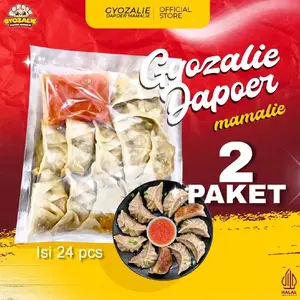 PAKET 2PAX Gyoza isi 24pcs free saus pedas Halal Homemade Frozen