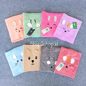 Handuk Bayi Microfiber 50x100 Cm/ Handuk Anak Kualitas Import/ Handuk Premium Halus