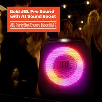 Gambar JBL PartyBox Encore Essential 2 Portable Battery-Powered Party Speaker with AI Sound Boost - JBL PartyBox Essential Promo  dari Officiall Brands Kota Administrasi Jakarta Barat 4 Tokopedia