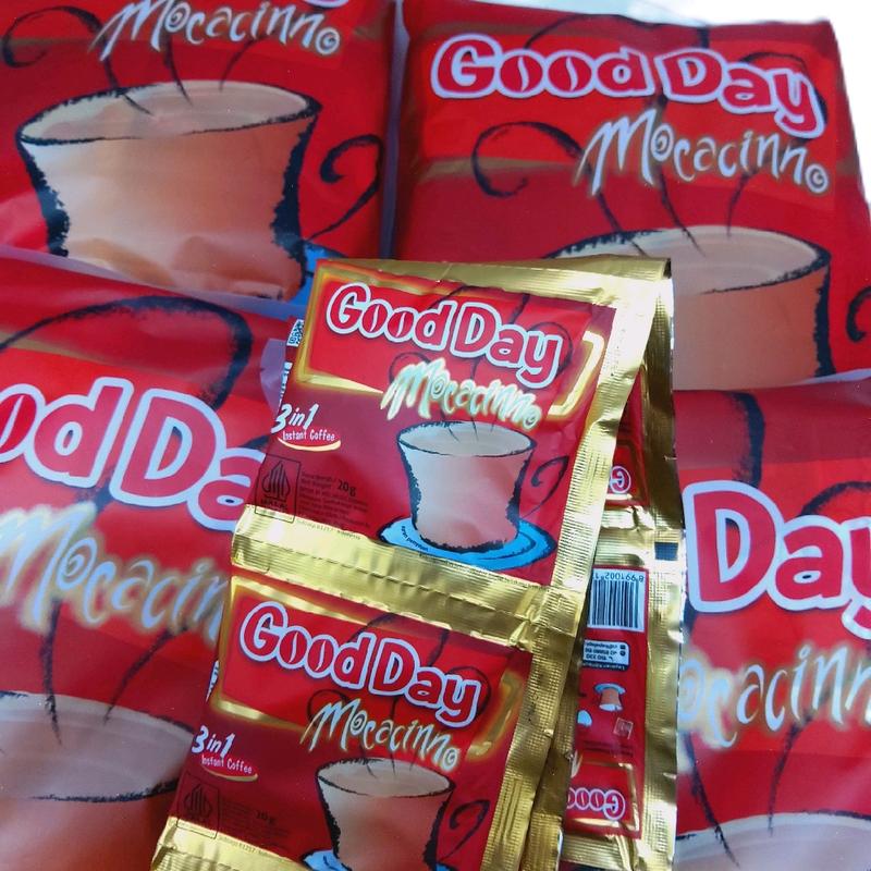 30 sachet / 3 Renceng kopi sachet GoodDay Mocacino merah - Shop | Tokopedia