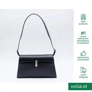 [4.4PRIL KEJUTAN HARGA] Voilaid Symmetry Shoulder Bag Grained Leather Black