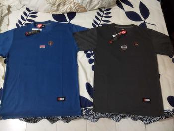 Product Review of Paket 4PCS 100RIBU Kaos Distro BAHAN SEMI KATUN MOTIF SIMPEL Ready SIZE M-L-XL-XXL-XXXL MIX BRAND from e**i 1