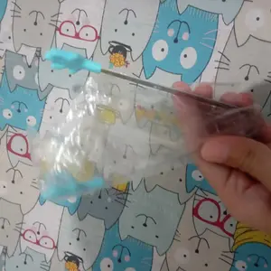 Luxebag Capitan Makanan/Bento/Kue Bahan Stainless Ujung Penjepit SILIKON Stainless R1344