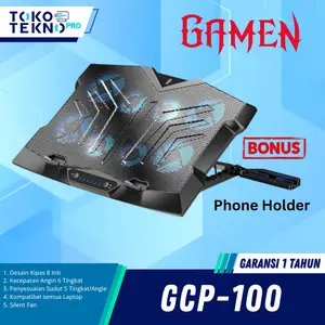 Gamen GCP100 / GCP-100 Fan Cooler Laptop Gaming Free Phone Holder