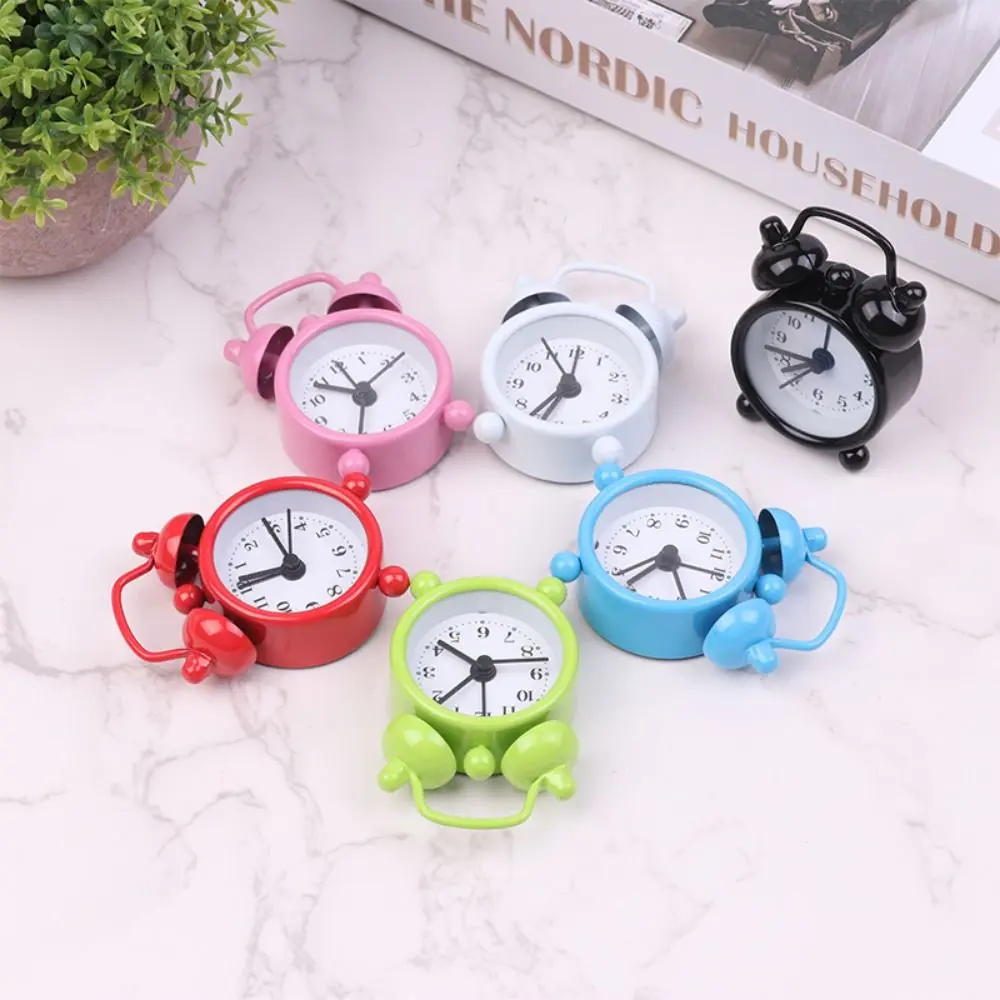 Đồng Hồ Báo Thức Mini Cổ Điển, Đa Năng, Đơn Giản Và Dễ Thương, Đồng Hồ Báo Thức Đầu Giường Yên Tĩnh, Đồng Hồ Để Bàn Nhỏ Thích Hợp Làm Quà Tặng Ngày Lễ