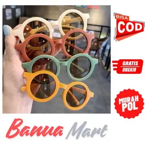 Banua Mart Kacamata Anak / Fashion Warna Warni Perlindungan UV Ringan Fleksibel
