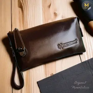 Tas Tangan Handbag Clutch Bag Pria Wanita Kulit Asli Terbaru