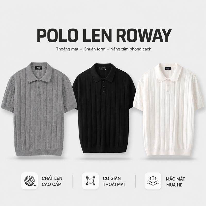 Áo len nam ROWAY Premium | Len dài khóa