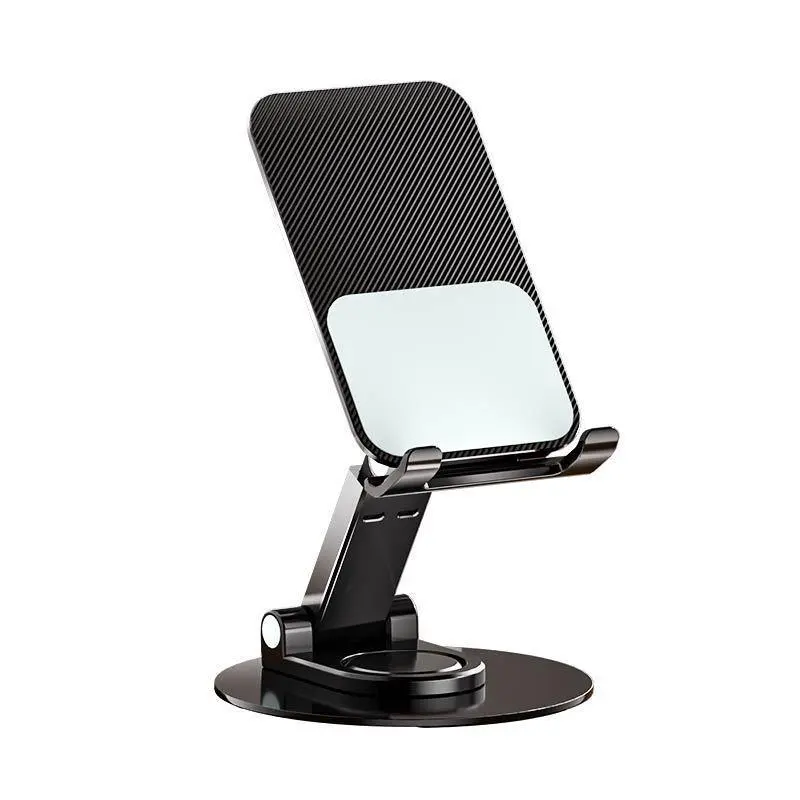 tekno_mks Stand Holder HP Anti Slip, Anti air Q10 Plastik Besi Ponsel Hitam Putih Handphone
