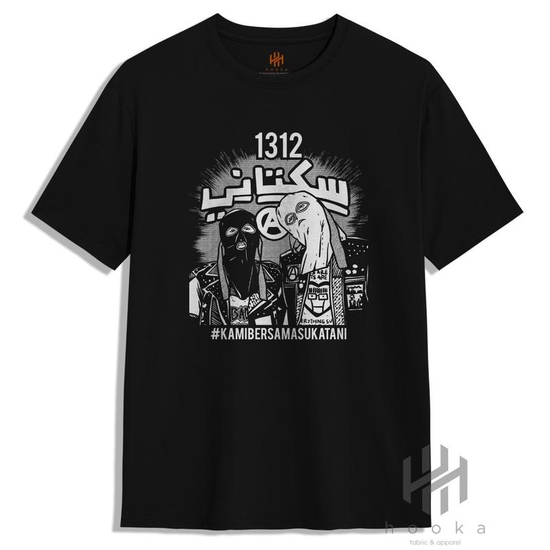 Product Introduction of Kaos Band Sukatani Tshirt Distro Hooka Katun 24s 1