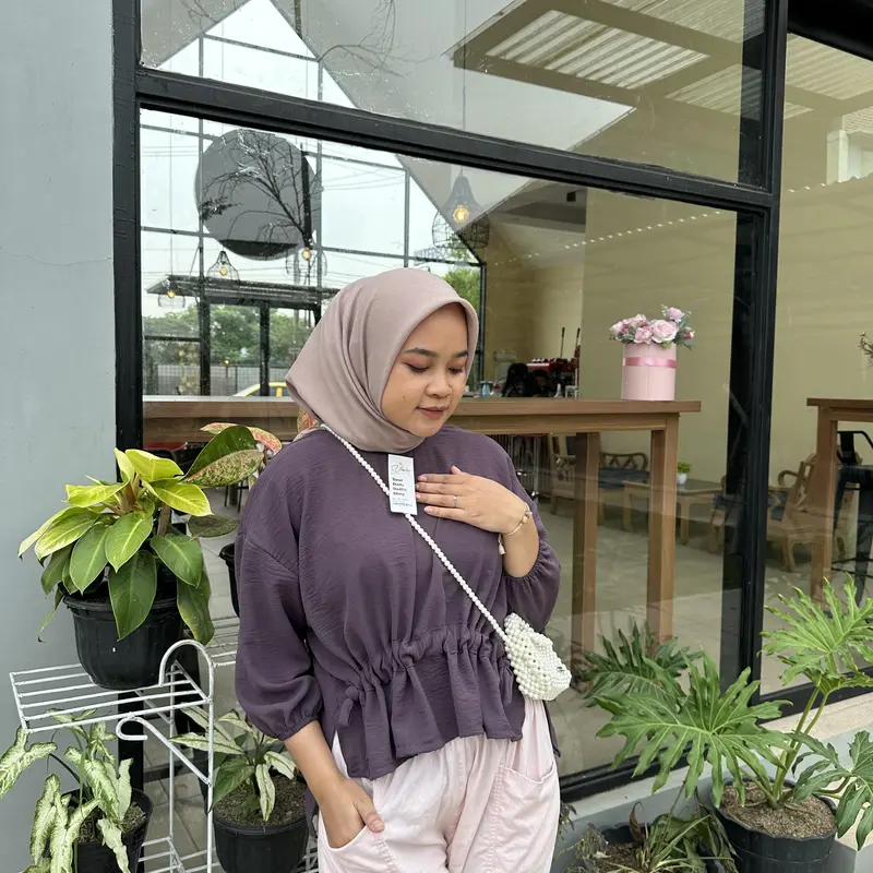 Jennie Blouse LD 136 Oversize Atasan Wanita Terbaru - atasan wanita kekinian - blouse wanita 7