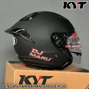 HELM KYT DJ MARU ORIGINAL 100℅ PLUS SPOILER 3D