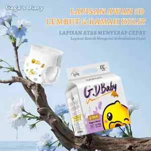 Gaga's Diary Popok Bayi Newborn Absorpsi Tinggi Anti Bocor Seharian promo hari ini  murah  official store  diapers pants 1 lusin newborn bayi popok