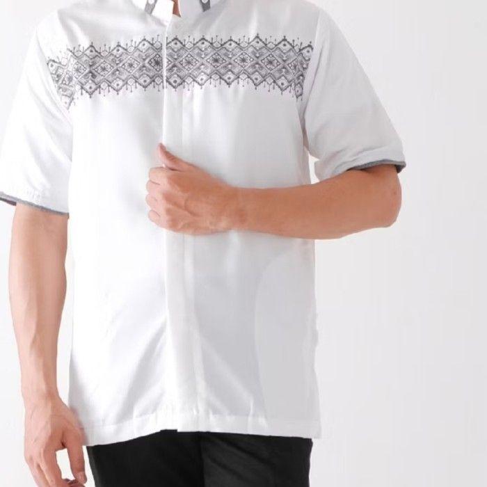 Product Introduction of S M L XL  XXL  XXXL  XXXXL  baju kemeja koko dewasa bahan katun poli  premium tebal adem nyaman di pakai Muslim Dewasa 4