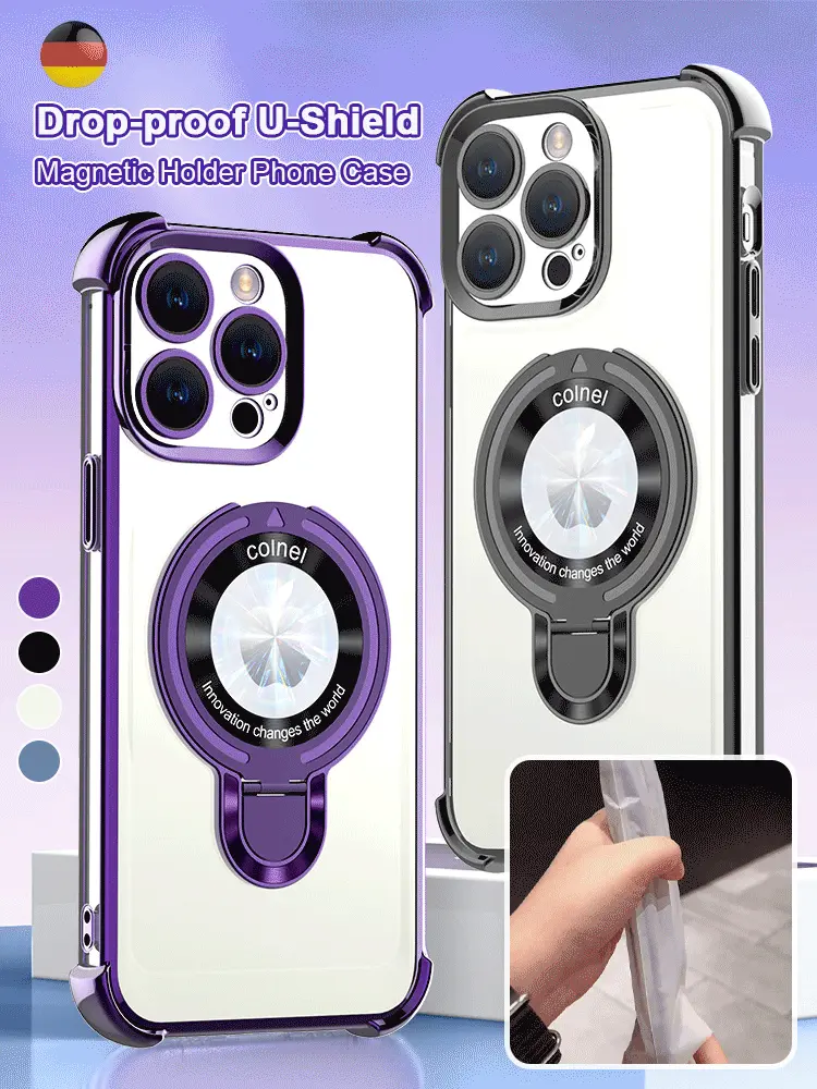 Magnetic eye protection four-corner airbag holder mobile phone case