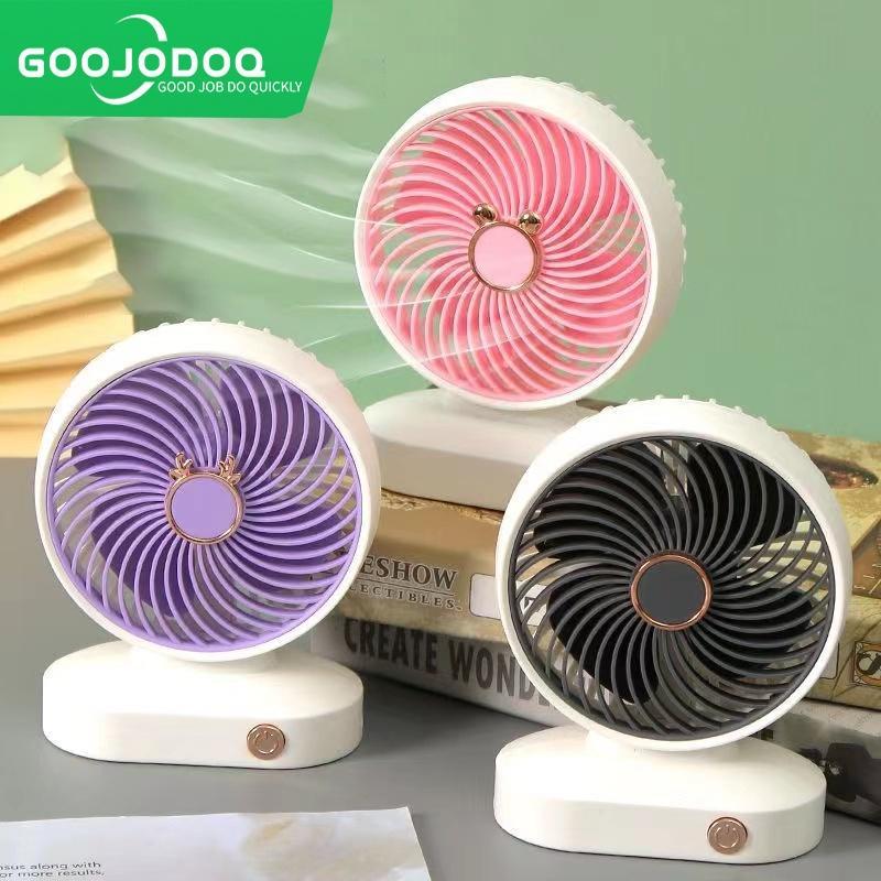 Quạt Nhỏ Cầm Tay GOOJODOQ, Thiết Kế Ngầu Mùa Hè Mới, Quạt Đeo Cổ, Cầm Tay Và Mini, Quạt Điện, Sạc USB, Thích Hợp Để Bàn, Cỡ Nhỏ