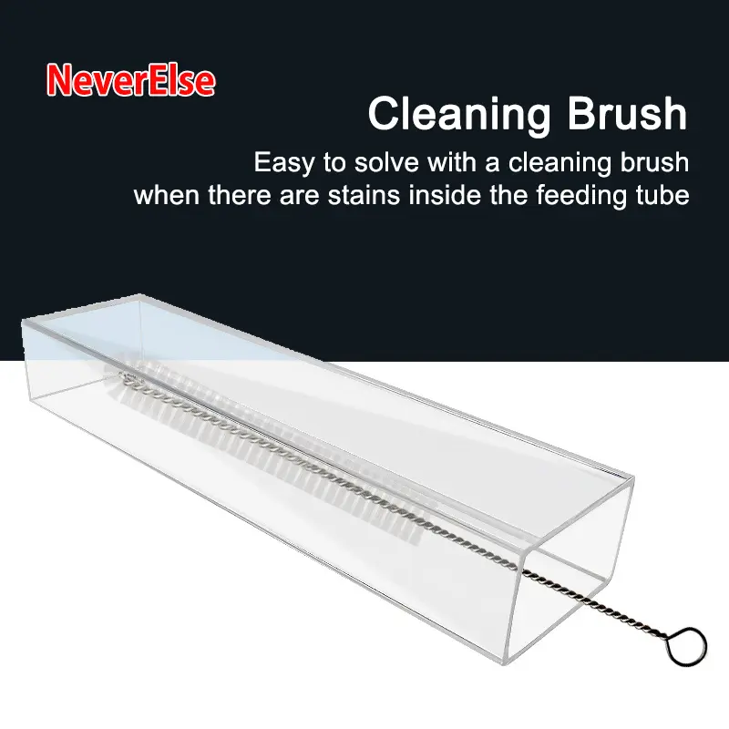 Ống cho ăn bể cá, với vòng cho ăn, ống cho ăn tôm cá Có Thể Mở Rộng với bát và cốc, khay cho ăn, ống cho ăn thức tay áo cho bể cá chìm, tay áo bể cá chìm, thích hợp cho tôm, có cốc hút, có thể được sử dụng làm đầu cấp thức ăn hoặc đầu cấp thức ăn bằng móc 4