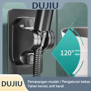 BOGAGROUP Dudukan Semprotan Shower Dinding Sudut Dapat Disesuaikan Mudah Dipasang Pengait Dinding Kamar Mandi Murah gantungan kamar mandi dinding gantungan baju kamar mandi niche shower shower tanam dinding shower niche kamar mandi kecil shower set