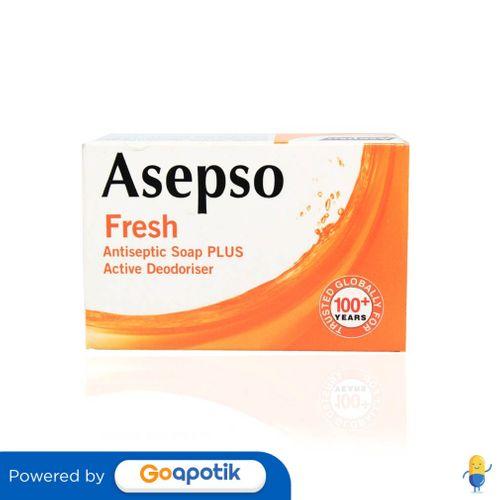 Gambar ASEPSO FRESH SABUN BATANG BOX 80 GRAM dari Apotek Tri Farma Medan by GoApotik Kota Medan Tokopedia