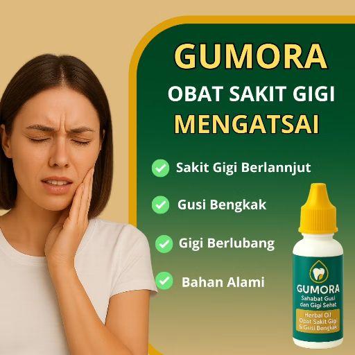 Obat Sakit Gigi Herbal Alami Gumora Ampuh atasi Sakit Gigi & gusi bengkak mulut anak dan dewasa