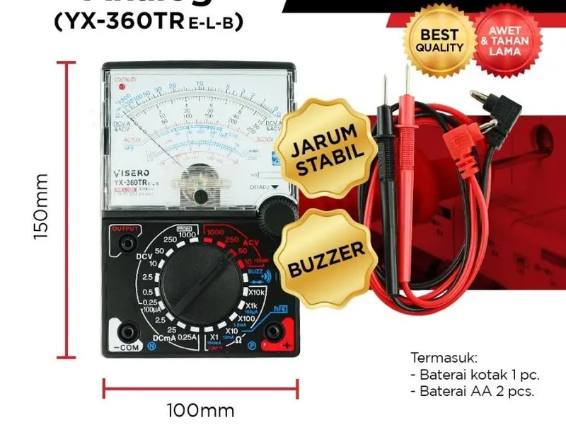 Avometer Analog Multimeter Multitester YX360TR YX 360TR 0