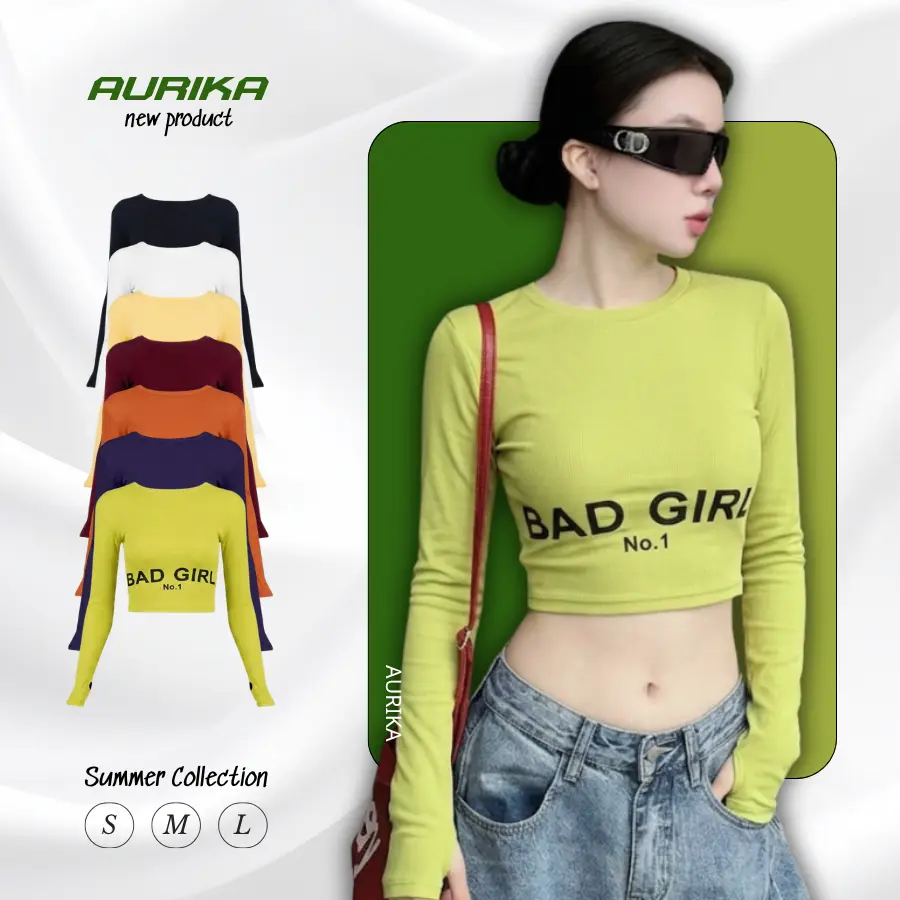 [DEAL MỞ BÁN] Áo Thun Xỏ Ngón Croptop Ôm Body, Chất Thun Bozip Co Dãn 4 Chiều Phong Cách Hot Hit A05