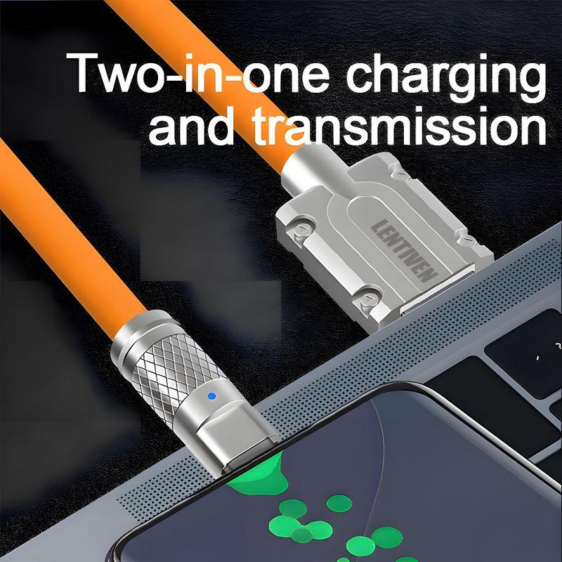 Product Introduction of LENTIVEN 120W kabel data Fast Charging Micro usb Type-C Cable FOR iPhone ios usb Android Cable Data 7