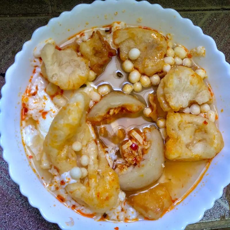 Product Introduction of Baso aci ayam suwir pedas 1