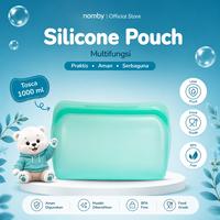 Gambar Nomby Silicone Pouch Food Grade BPA Free Anti Bocor Microwave Freezer Safe - 1000 ml dari Nomby Kota Administrasi Jakarta Barat 3 Tokopedia