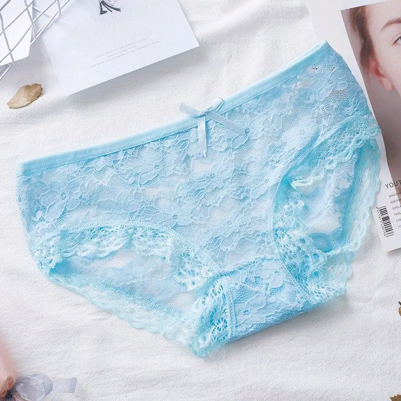 -Ready Stok- Celana Dalam wanita Brokat Elastis Dengan Bahan Yang Sangat Nyaman Dipakai. 4